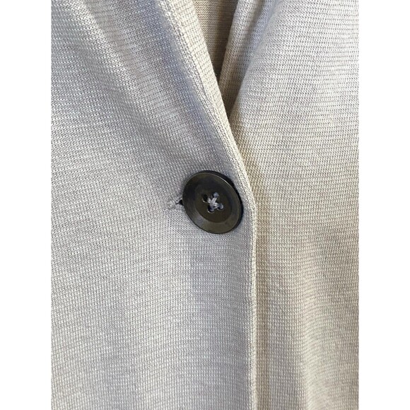 Soft Surroundings Long Modal Cardigan Medium Tan Knit Open Front Style 2EG80 - Picture 3 of 11